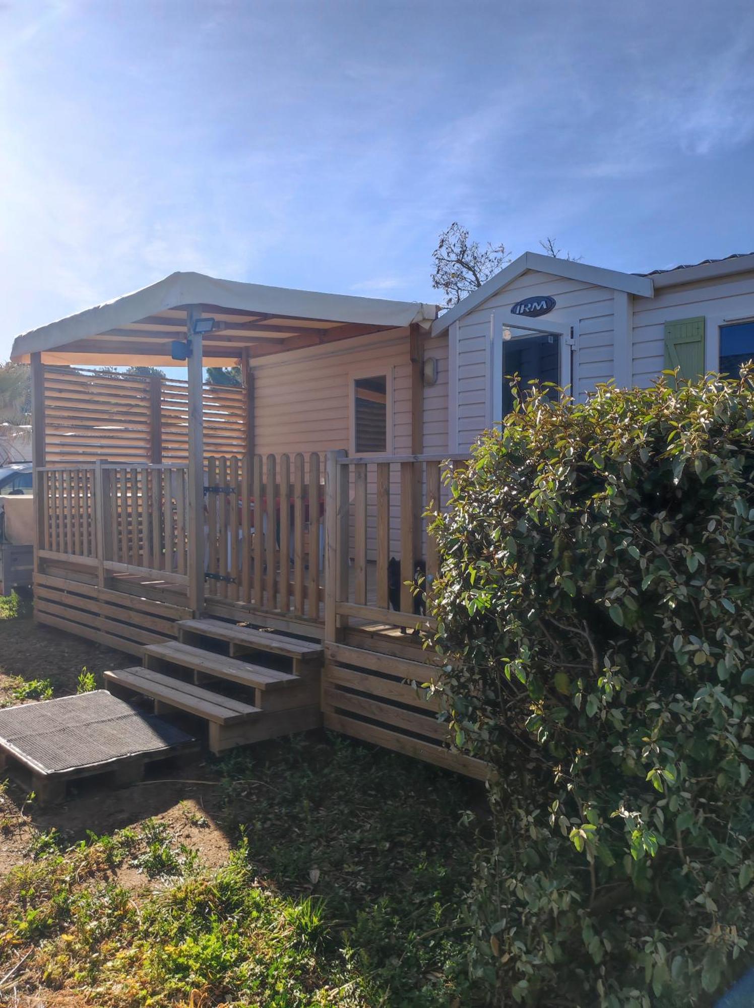 Mobil Home Lucky Climatise Camping Novela Port La Nouvelle Eksteriør billede